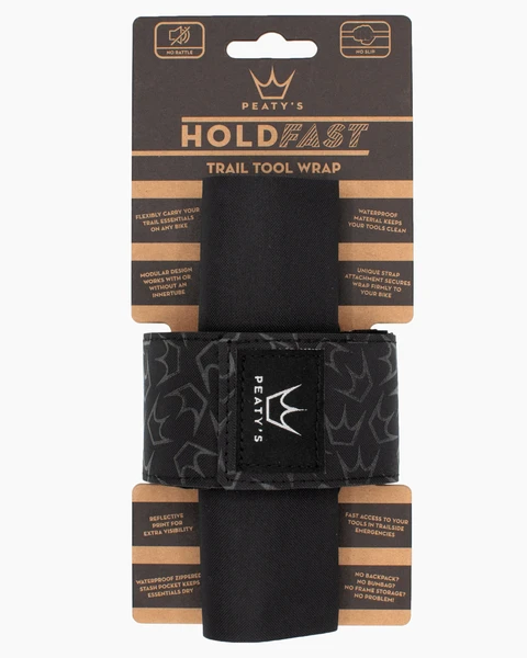 PEATY'S Porta-attrezzi HoldFast Trail Tool Wrap Nightrider Black